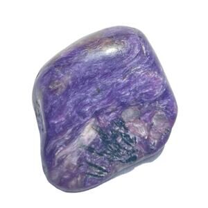 Natural Charoite Palm Stone